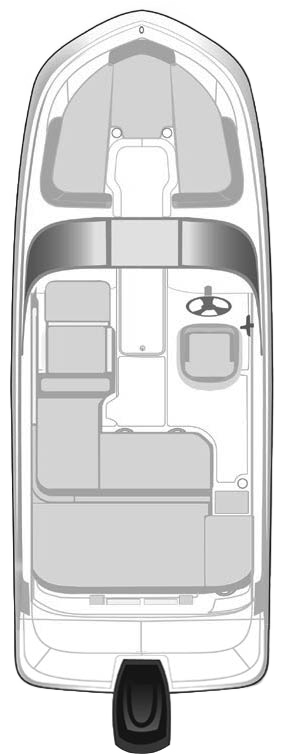 Bayliner VR5 Outboard Cockpit Layout